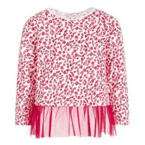 First Impressions Baby Girls Holly-Print Tunic - Cherry Red, NWt, Size 24m